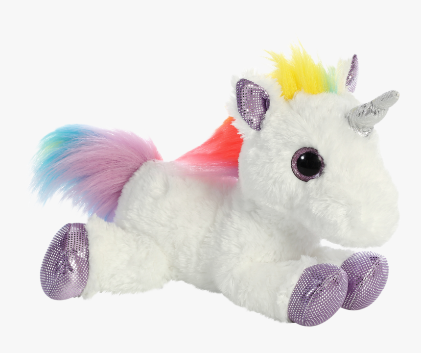 Unicorn Rainbow Glitter Eyes 30cm - Aurora Unicorn Plush, HD Png Download, Free Download