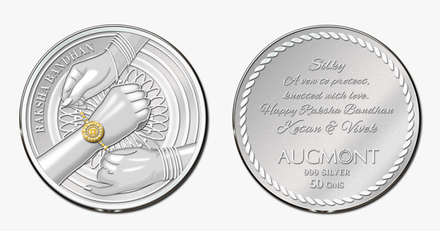 Silver Coin For Rakshabandhan, HD Png Download, Free Download