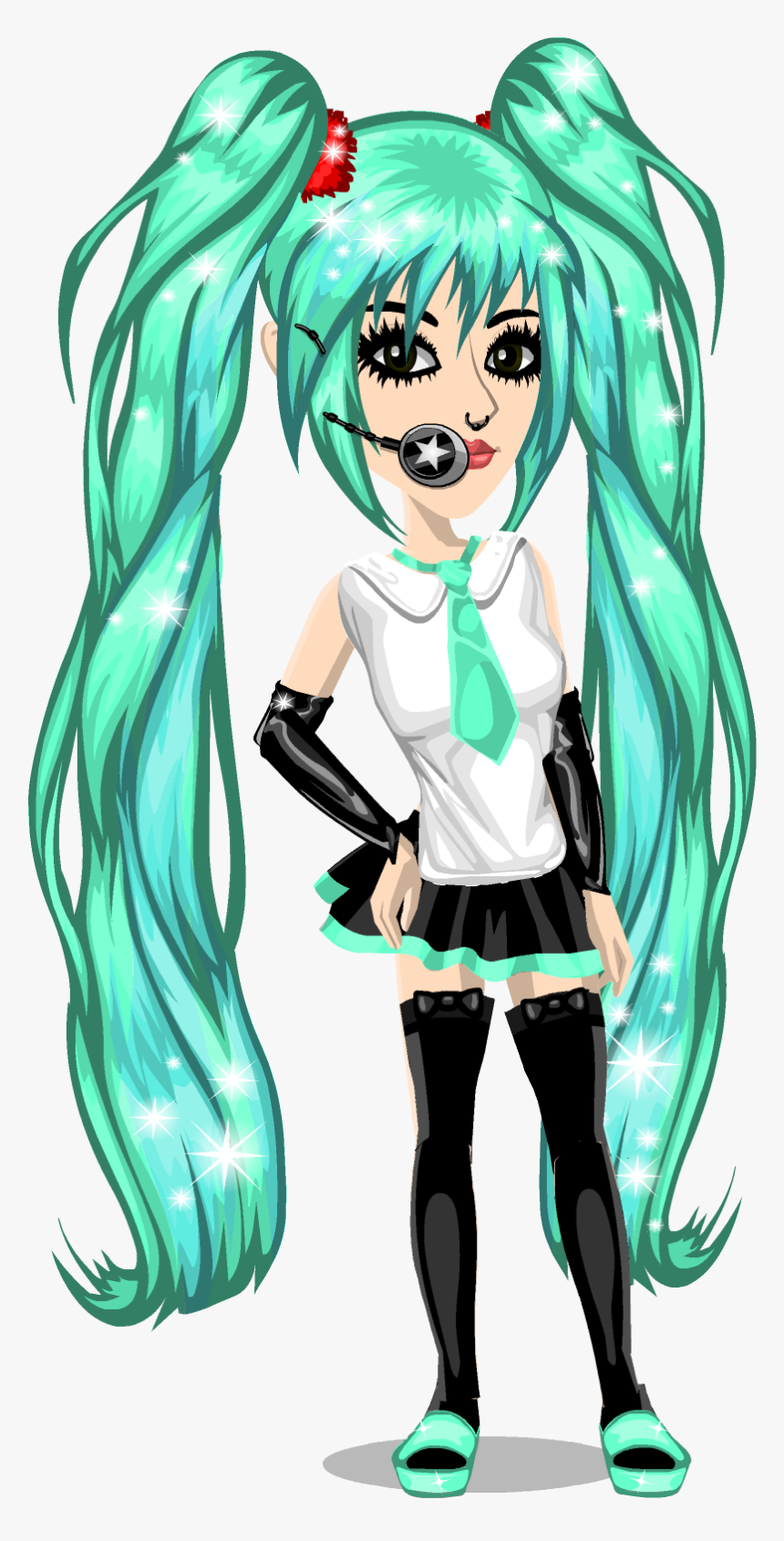 Hatsune Miku Msp, HD Png Download, Free Download