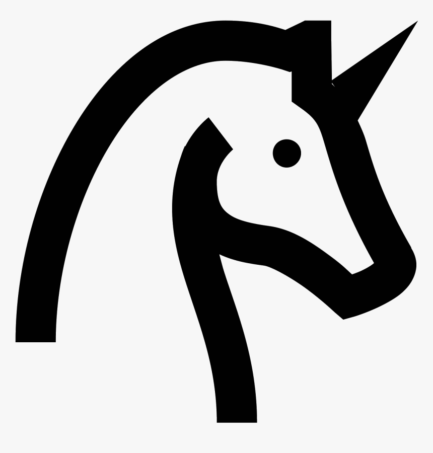 This Icon Represents A Unicorn - Free Unicorn Icon Vector, HD Png Download, Free Download