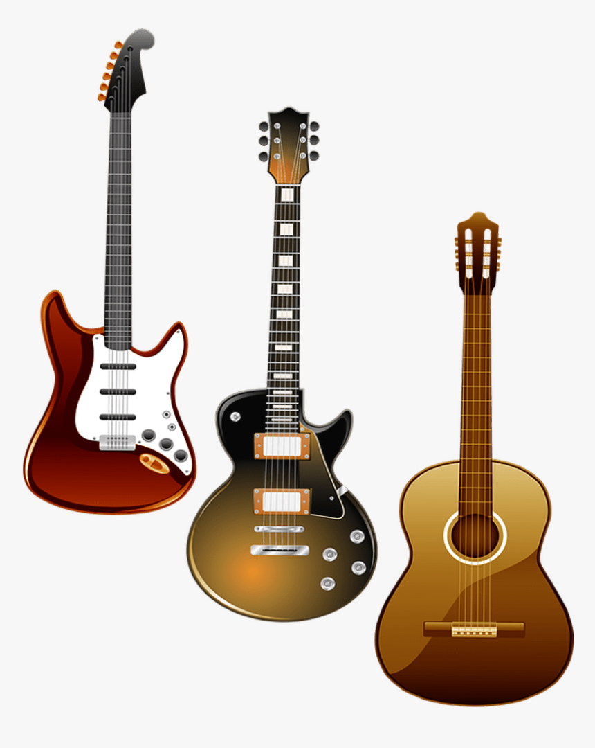 Guitars No Background Png Image Music Png Images - Guitars Png, Transparent Png, Free Download