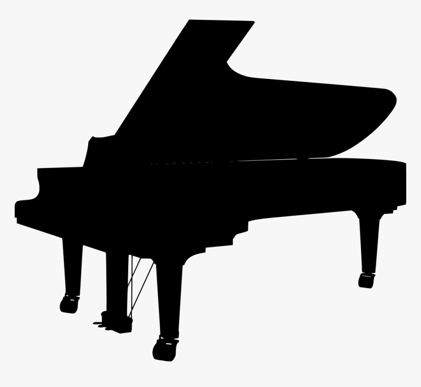 Clipart Grand Piano Silhouette, HD Png Download, Free Download