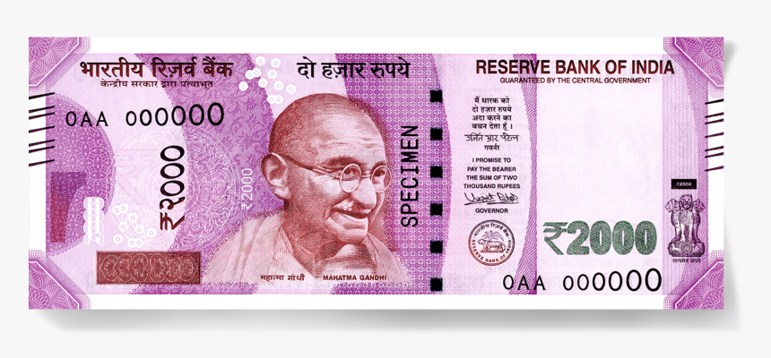 Transparent Rupee Clipart - Original 2000 Rupees Note, HD Png Download, Free Download