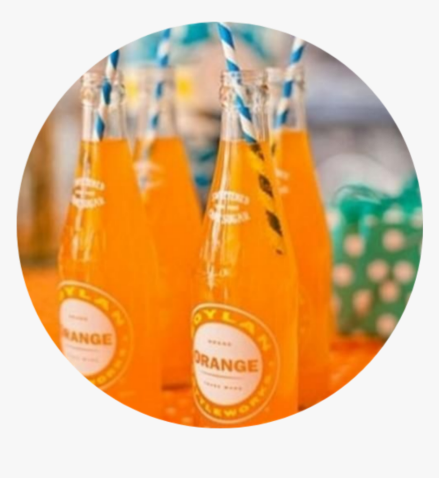 #circle #png #juice #orangejuice #tumblr #orange - Orange Juice Aesthetic, Transparent Png, Free Download