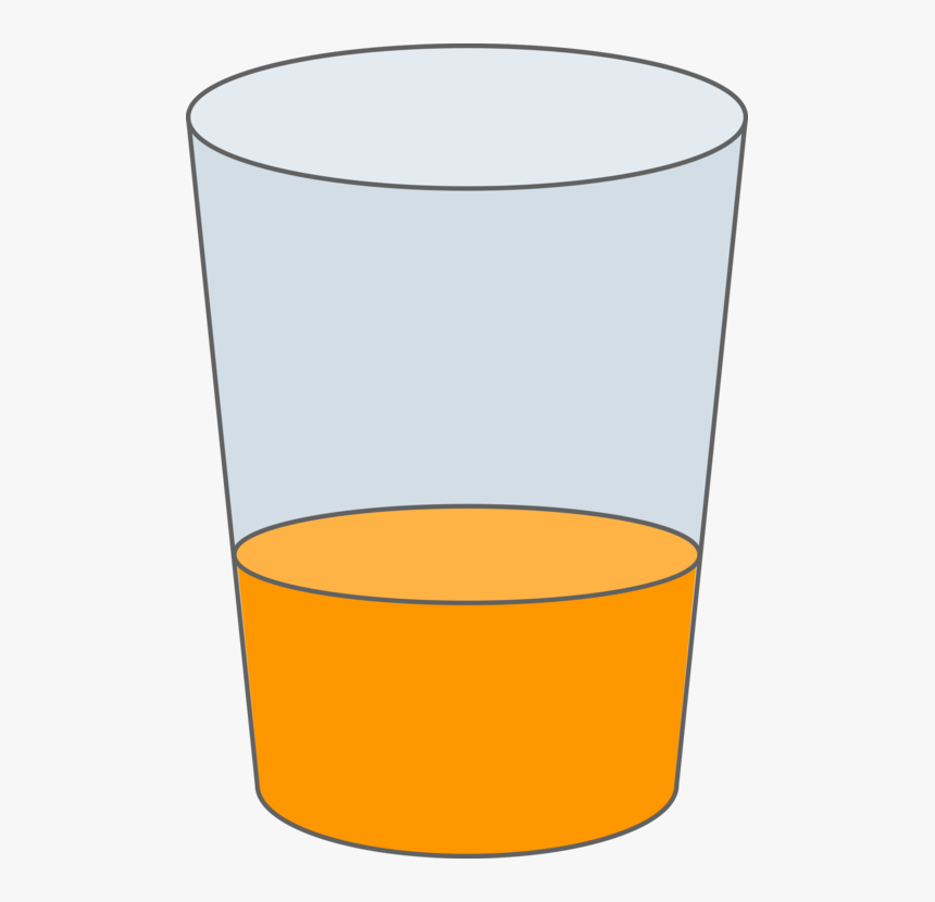 Cup,yellow,glass - Glass Of Juice Clipart, HD Png Download, Free Download