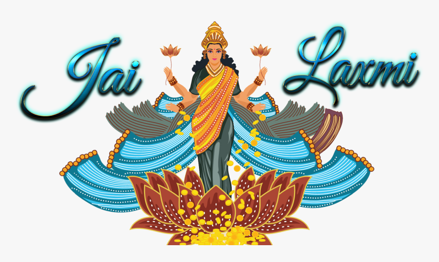 Lakshmi , Png Download - Goddess Laxmi Illustration, Transparent Png, Free Download