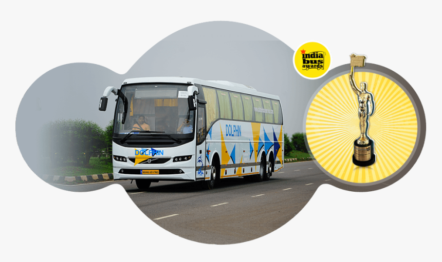 Online Bus Ticket Booking Dolphin Bus Service - Tour Bus Service, HD Png Download, Free Download