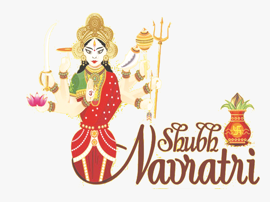 Navratri 2018 Png Images - Happy Navratri, Transparent Png, Free Download