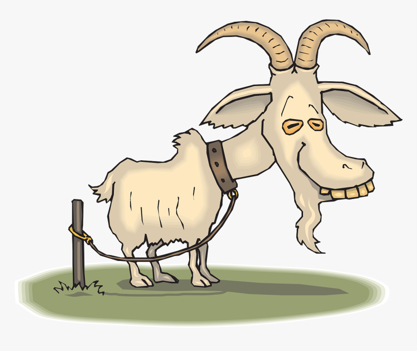 Funny Bday Png For Old People - Clip Art Old Goat Clipart, Transparent Png, Free Download