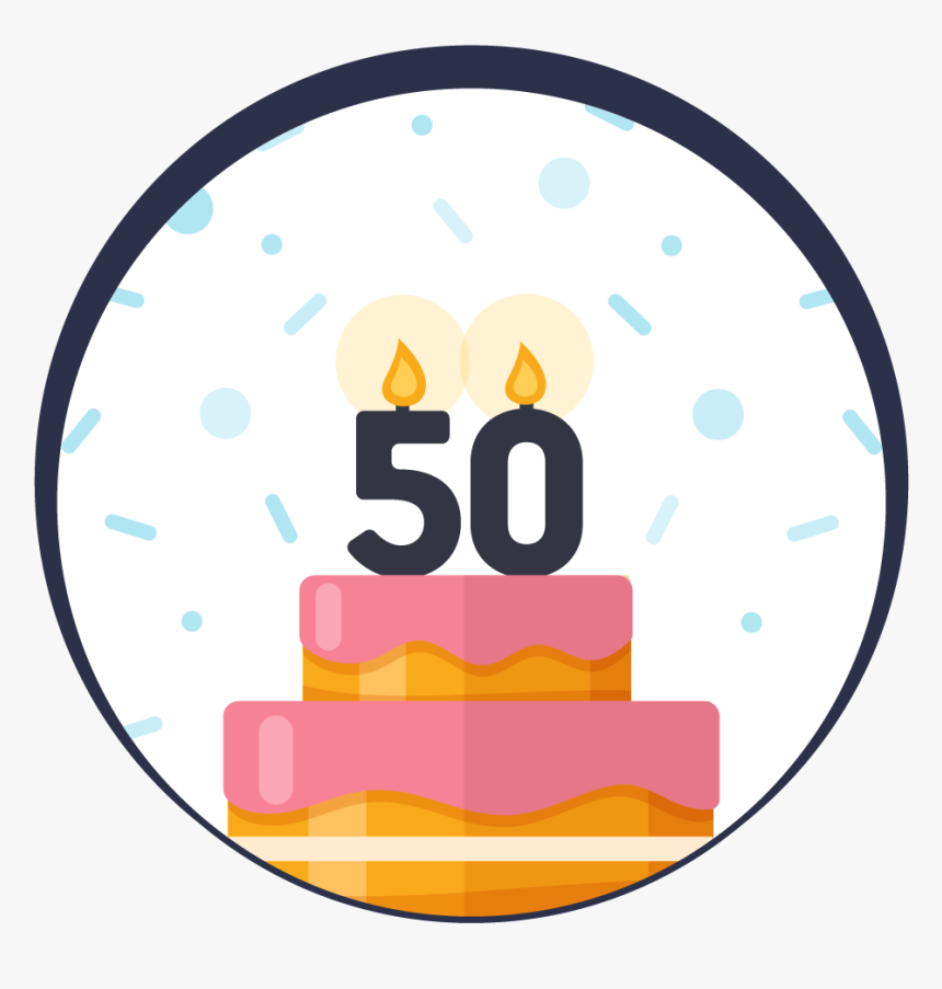 50th Birthday Png, Transparent Png, Free Download