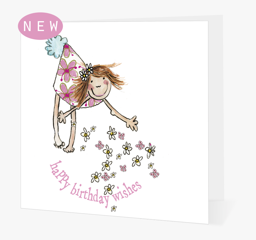 Girl Scattering Birthday Wishes - Happy Birthday Swimmer Girl, HD Png Download, Free Download
