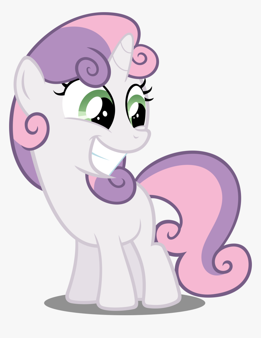 Mlp Sweetie Belle Vector - Sweetie Belle My Little Pony Coloring Page, HD Png Download, Free Download