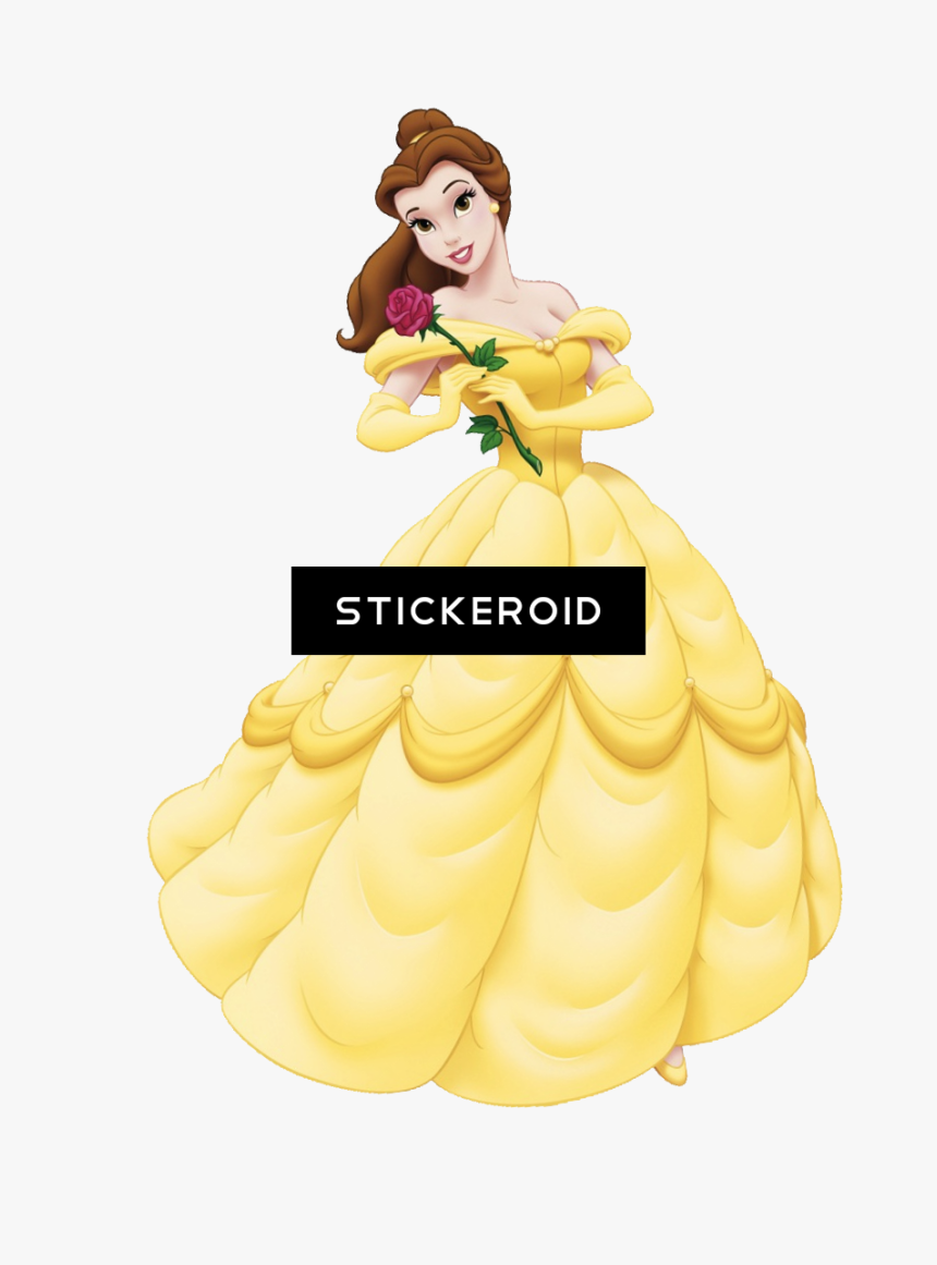 Belle And Beast Beauty Cartoons Disney Princess The - Belle Beauty & The Beast, HD Png Download, Free Download