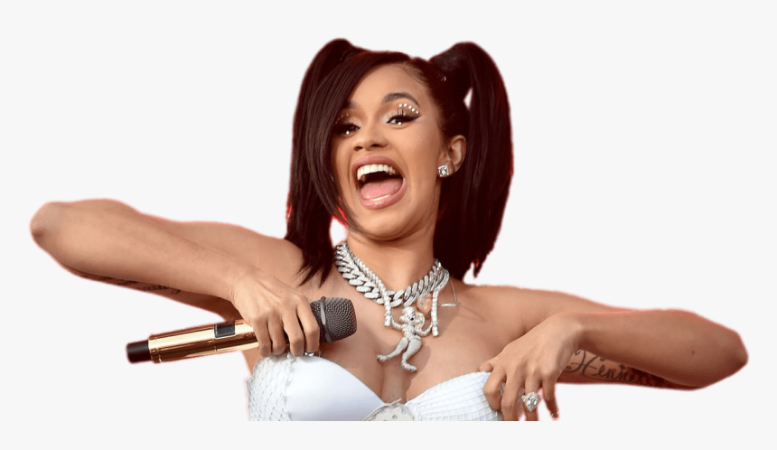 Cardi B On Stage - Transparent Cardi B Png, Png Download, Free Download