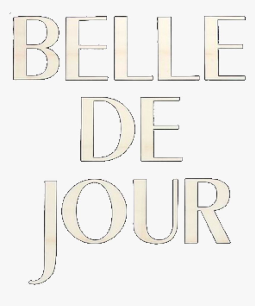 Belle De Jour White Vertical Logo - Belle De Jour Film, HD Png Download, Free Download