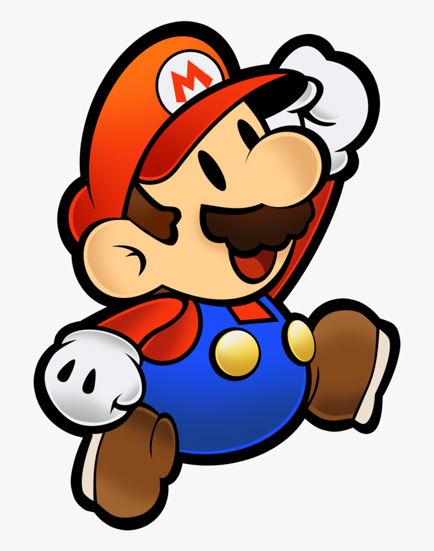 Super Paper Mario 10th By Fawfulthegreat64 On - Paper Mario Transparent Background, HD Png Download, Free Download