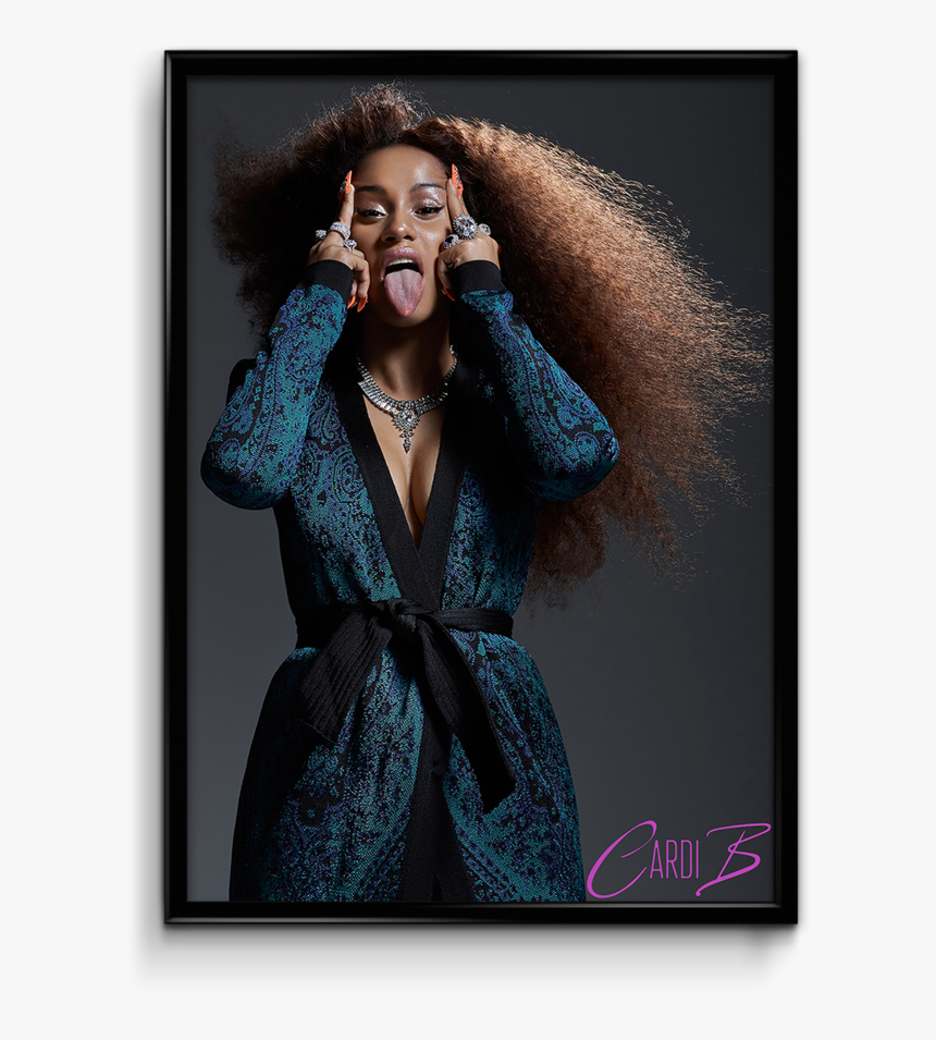 Cardi B Fashion Editorial, HD Png Download, Free Download