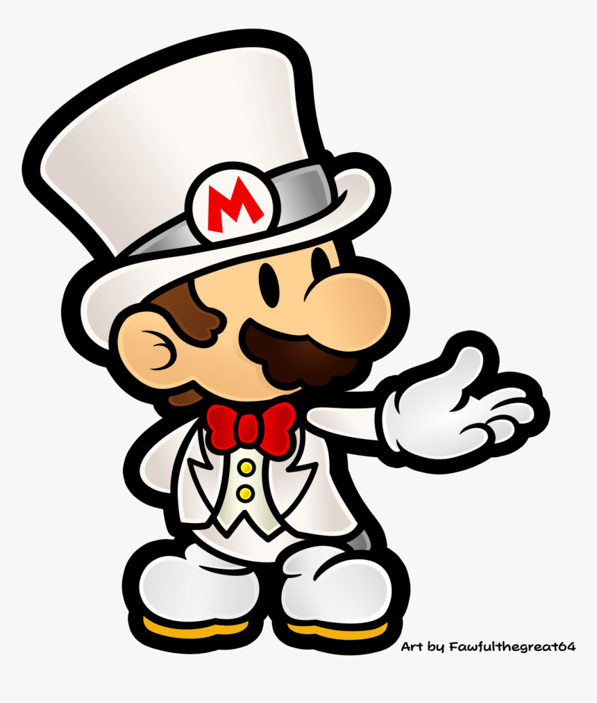 Wedding Mario Fan Art, HD Png Download, Free Download