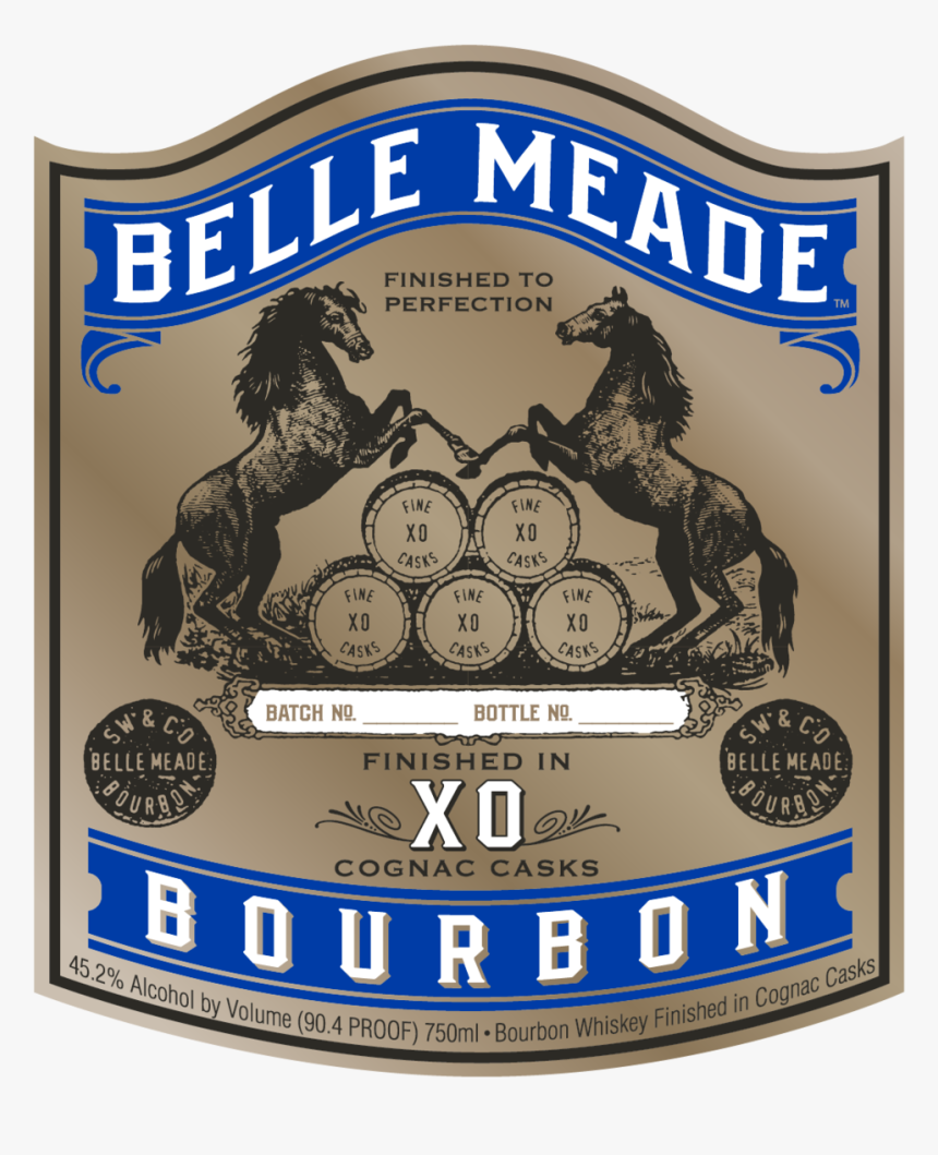 Belle Meade Bourbon Cognac Cask - Belle Meade Small Batch Bourbon, HD Png Download, Free Download