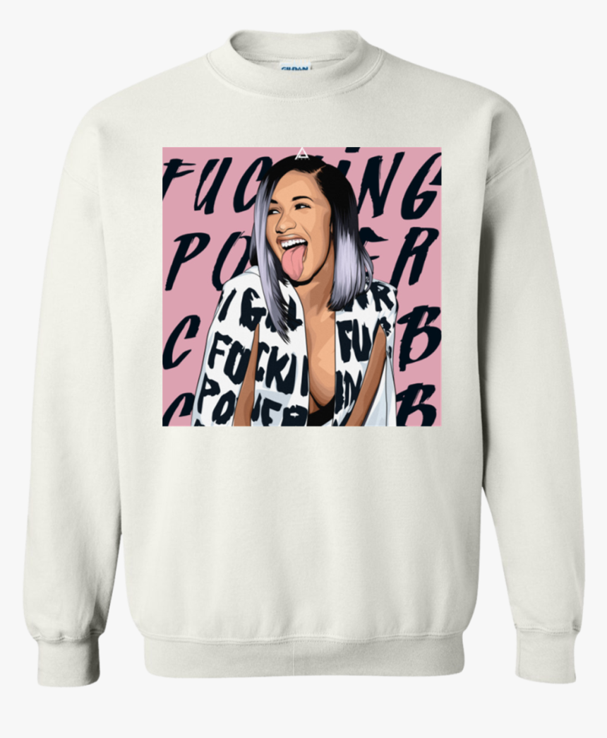 Cardi B Sweatshirt - Cardi B Sweater, HD Png Download, Free Download