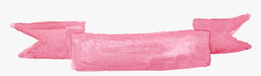 Watercolor Banner Png - Pink Watercolour Banner Png, Transparent Png, Free Download