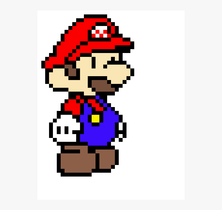 Paper Mario Pixel Art, HD Png Download, Free Download