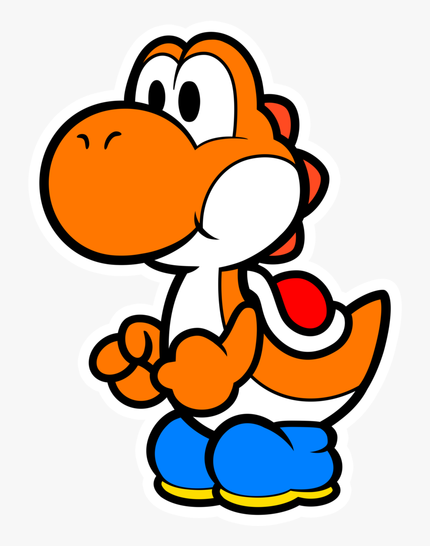 Image Freeuse V Video Games Thread - Paper Mario Color Splash Yoshi, HD Png Download, Free Download