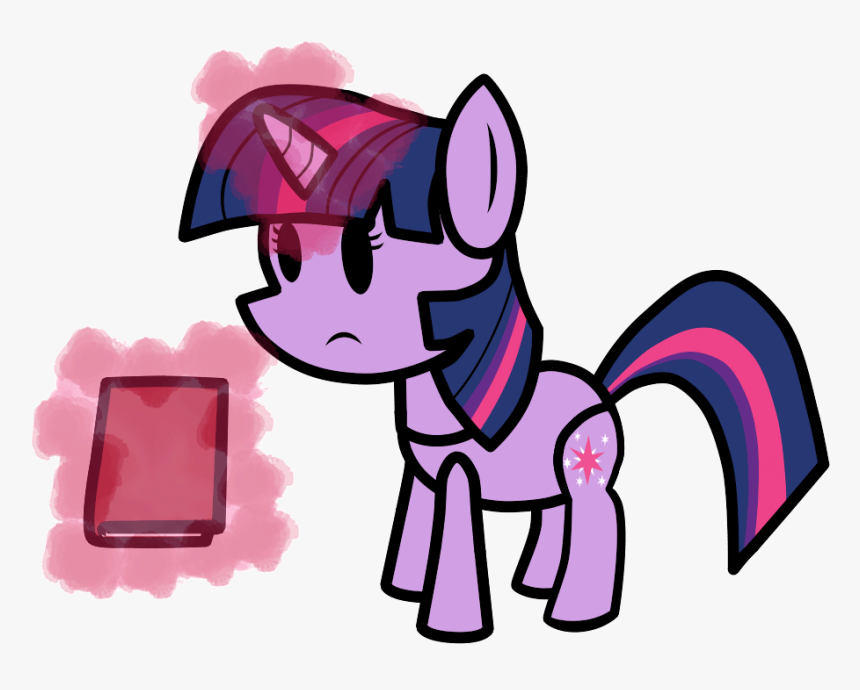 My Paper Pony Twilight Sparkle With Book - Paper Twilight Sparkle, HD Png Download, Free Download