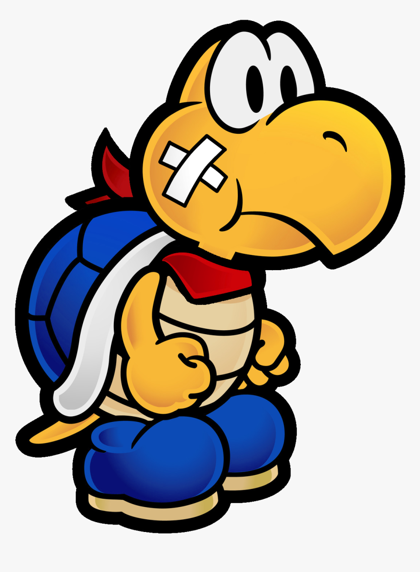 Super Mario Clipart Koopa - Paper Mario Kooper, HD Png Download, Free Download