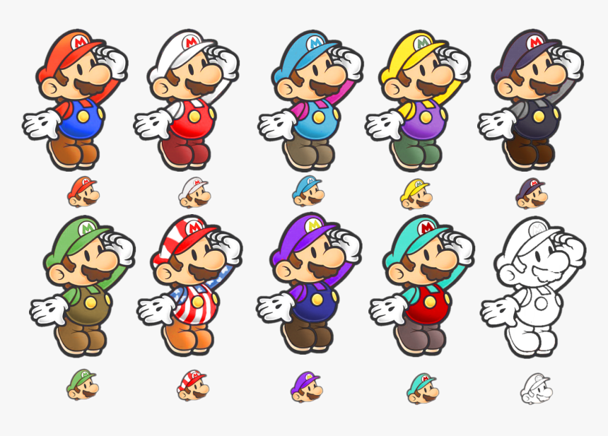 Custom Paper Mario Characters - Paper Mario Smash Moveset, HD Png Download, Free Download