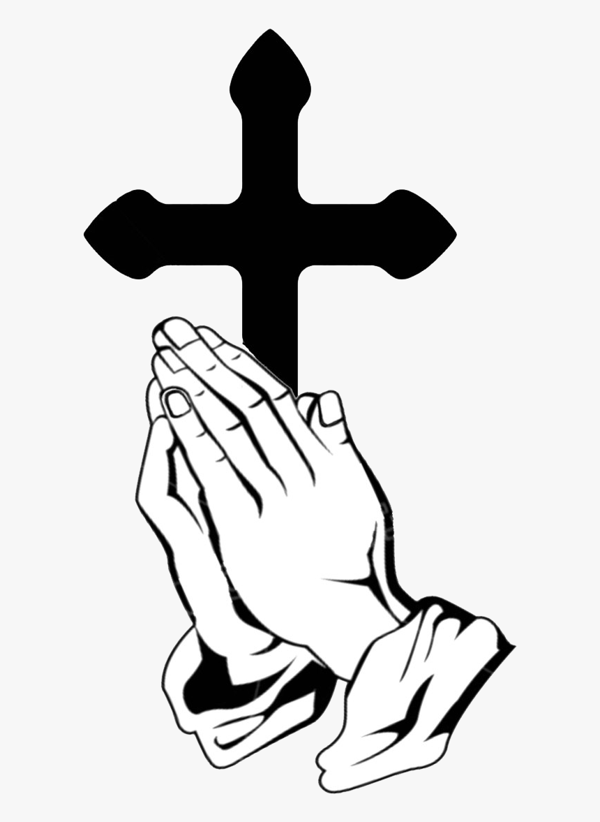 Praying Hands Prayer Can Truly Change Your Life - Cross With Hands Praying, HD Png Download, Free Download