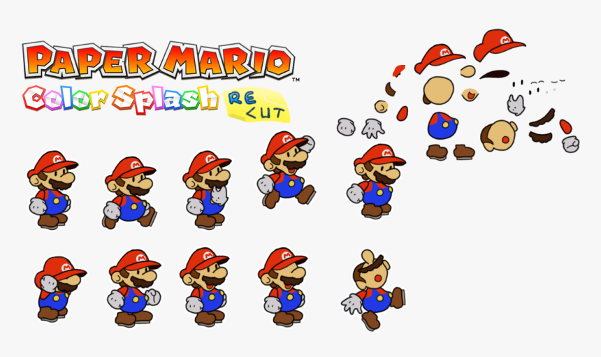 Paper Mario Color Splash Playable Characters, HD Png Download, Free Download