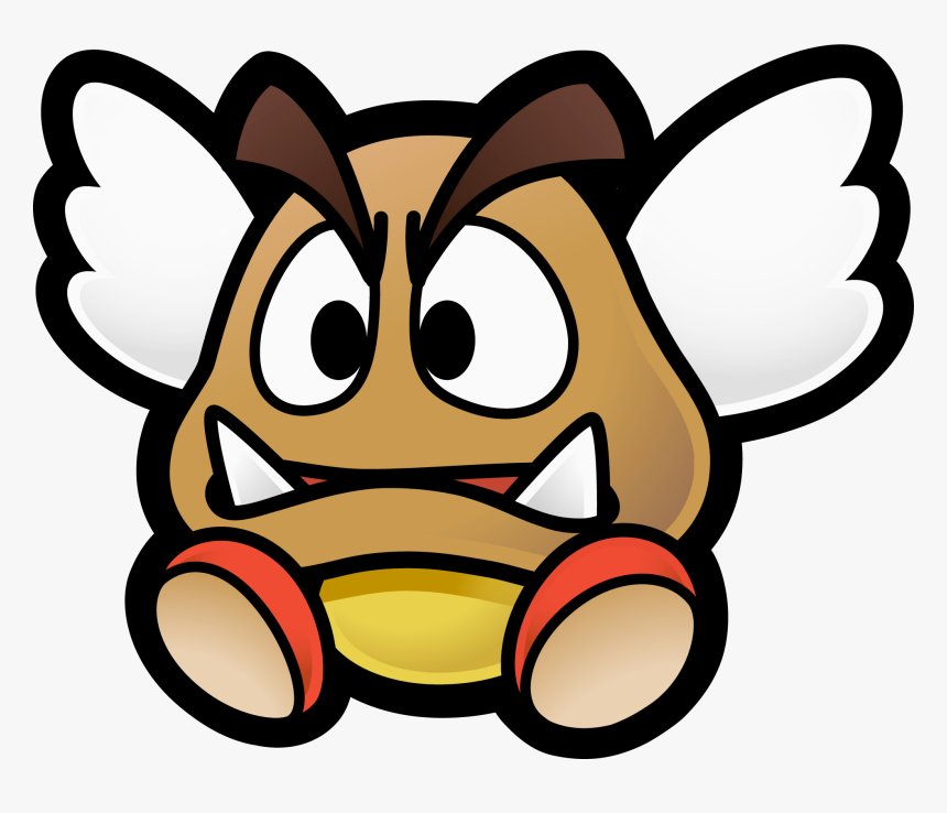 Transparent Goomba Png - Paper Mario The Thousand Year Door Goomba, Png Download, Free Download