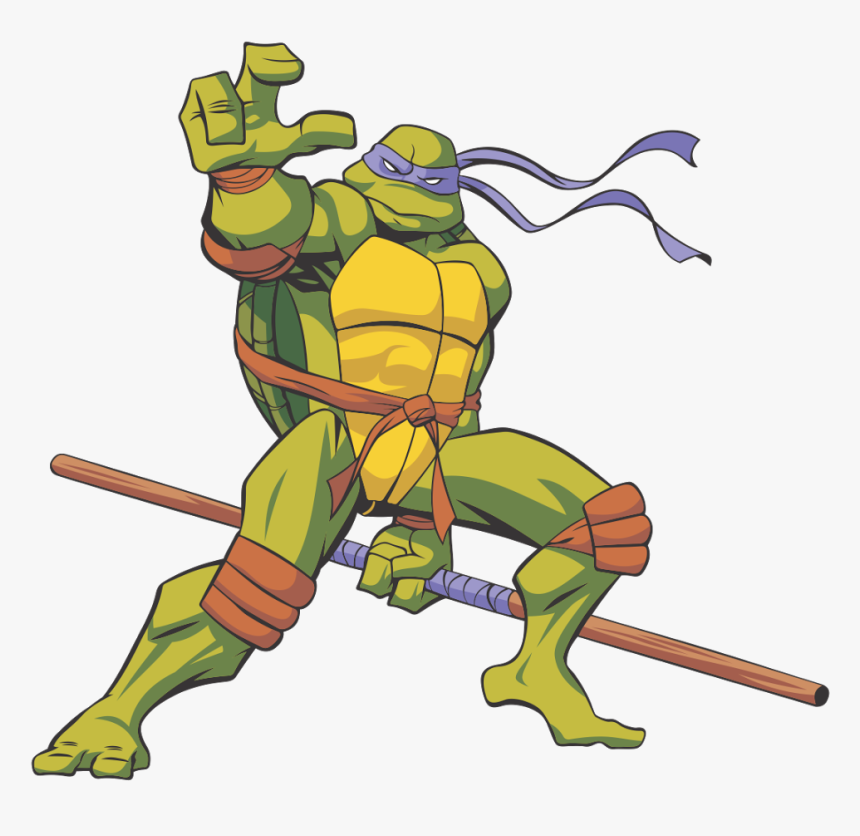 Donatello Ninja Turtle Painting, HD Png Download, Free Download