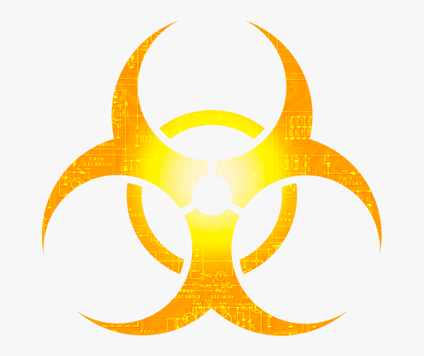 63016 - Yellow Biohazard Symbol Png, Transparent Png, Free Download