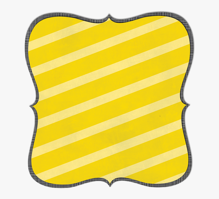 Yellow, Bracket, Decoration - 黃色 底, HD Png Download, Free Download