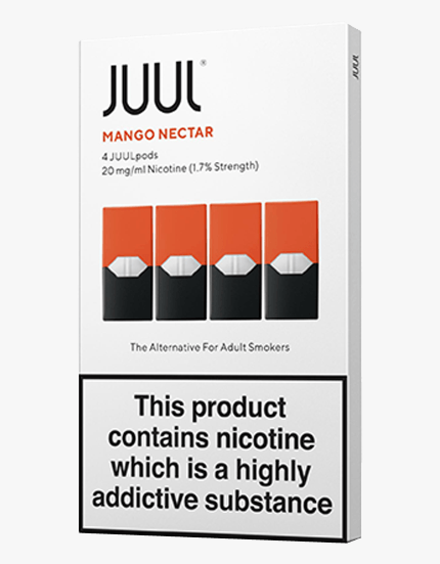 Juul Mango Nectar Pod Pack X4 - Juul Pods, HD Png Download, Free Download