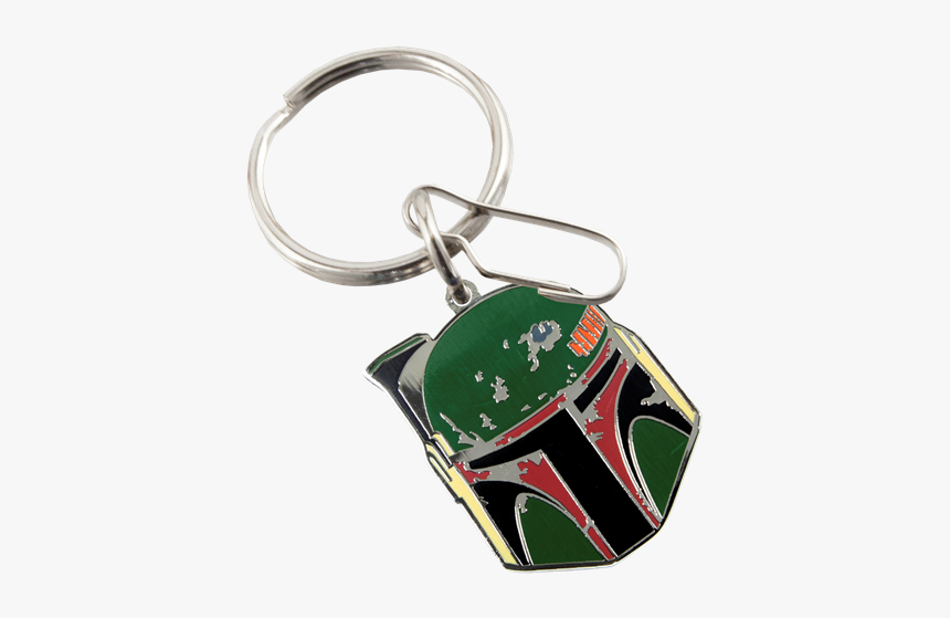 Picture Of Star Wars Boba Fett Enamel Key Chain - Spiderman Keychain, HD Png Download, Free Download