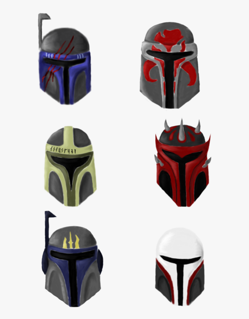 Helmet,boba Fett,fictional Character,personal Protective - Mando Helmet Silhouette, HD Png Download, Free Download