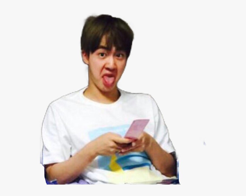 #jin #seokjin #kim #derp #face #bts #bangtan #freetoedit - Bts Jin Meme Face, HD Png Download, Free Download