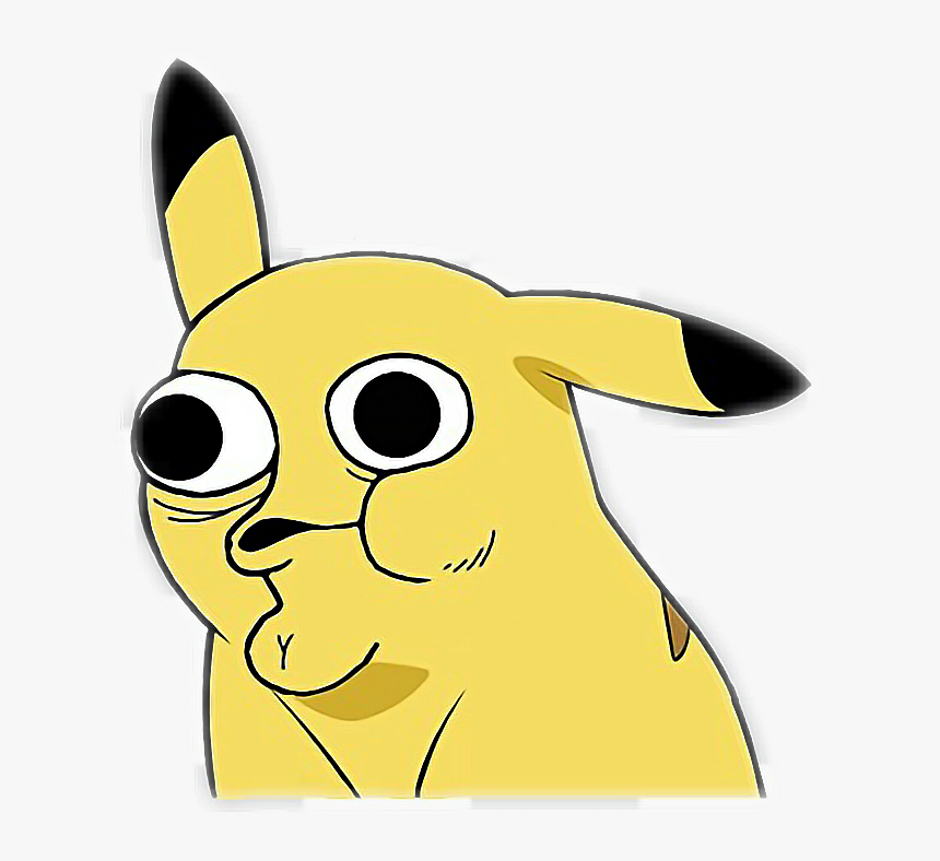 Transparent Derp Face Png - Pikachu Derp Face, Png Download, Free Download