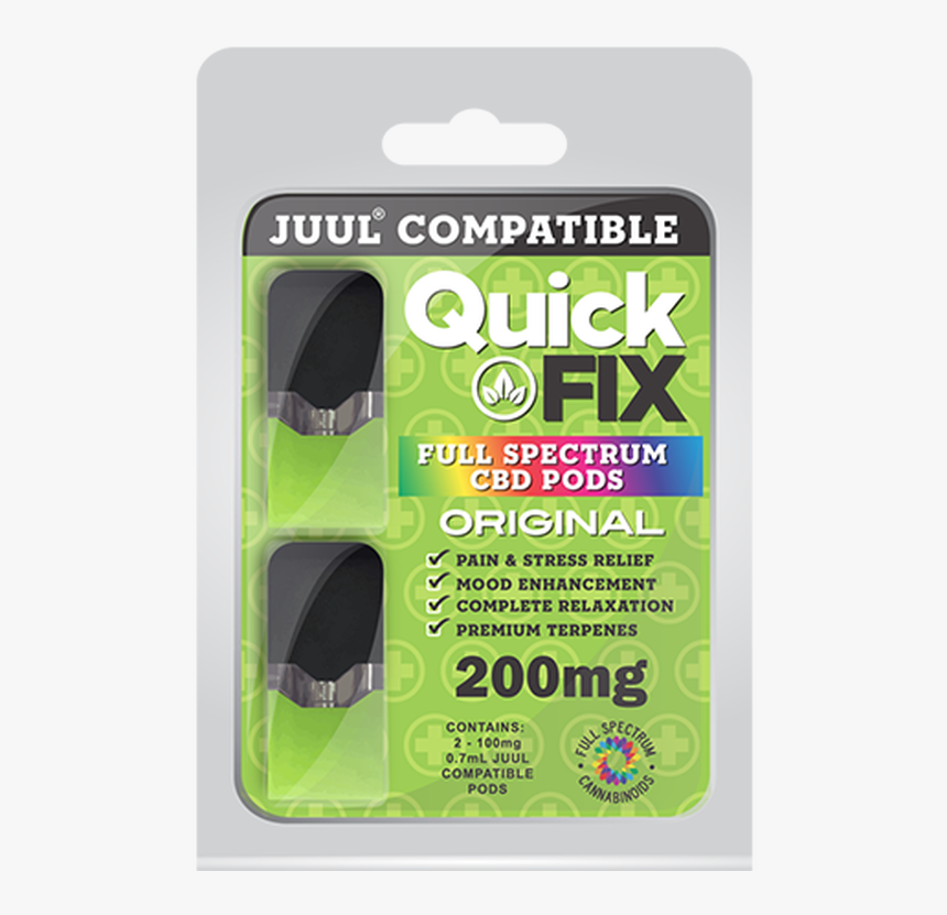 Quick Fix Cbd Juul Pods - Wire, HD Png Download, Free Download