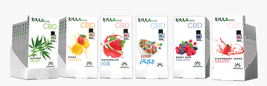 Zilla Pods Cbd, HD Png Download, Free Download