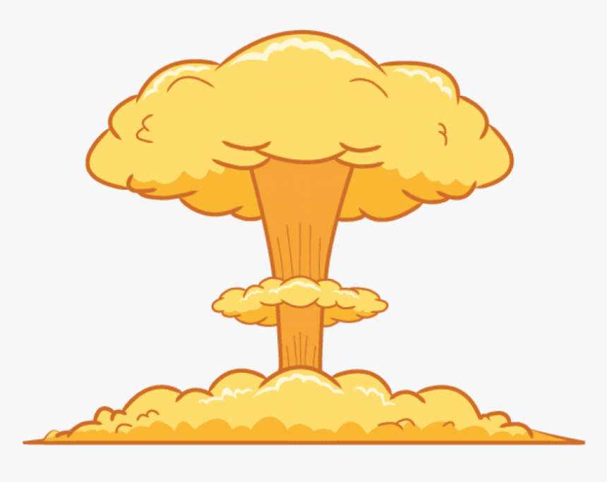 Free Png Download Mushroom Cloud Png Png Images Background - Nuclear Explosion Cartoon Png, Transparent Png, Free Download