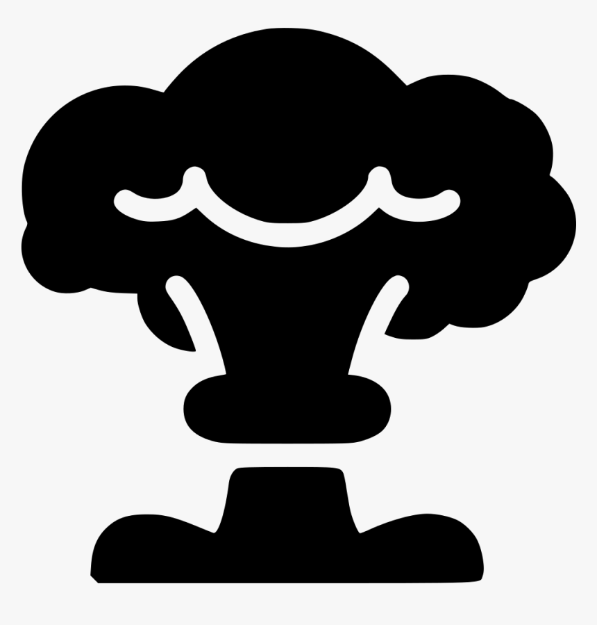 Mushroom Cloud - Nuclear Mushroom Cloud Symbol, HD Png Download, Free Download