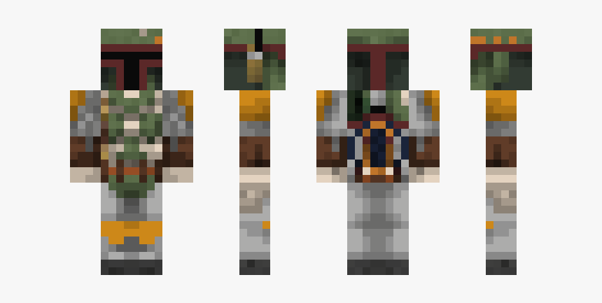 Skin De Boba Fett Para Minecraft, HD Png Download, Free Download