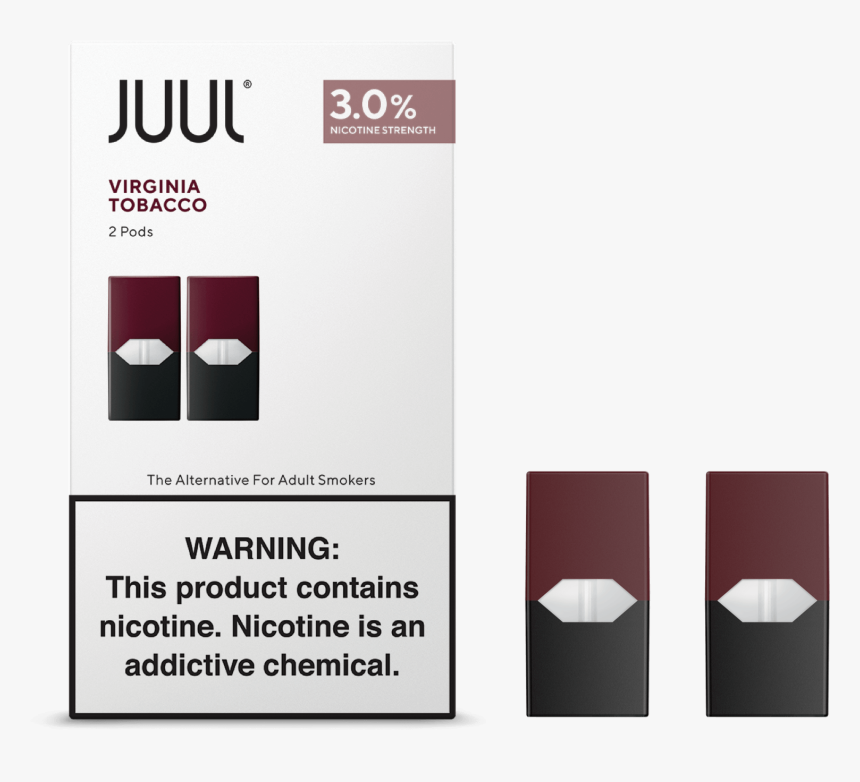 Картриджи Содержат Нашу Уникальную Жидкость Juul , - Juul Pods Virginia Tobacco, HD Png Download, Free Download