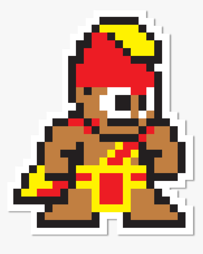 Image Of Kamehameha Man Sticker - Mega Man Classic Sprite, HD Png Download, Free Download