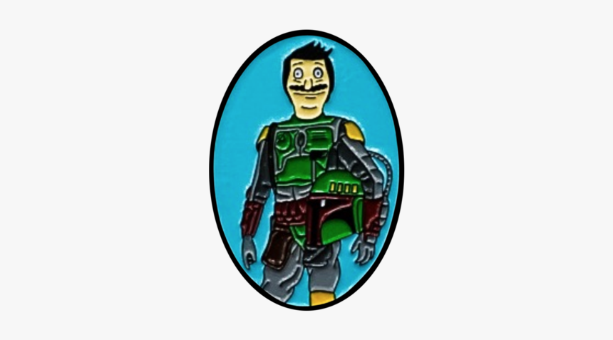 Boba Fett Pin - Cartoon, HD Png Download, Free Download