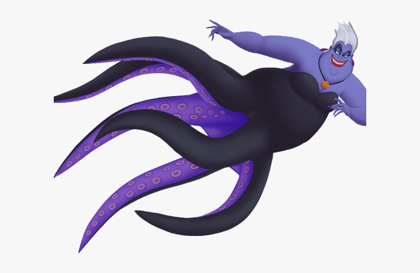 Tentacle Clipart Ursula - Little Mermaid Ursula Kingdom Hearts, HD Png Download, Free Download